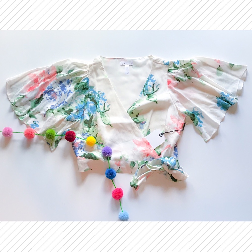 Leith Floral Crop Top